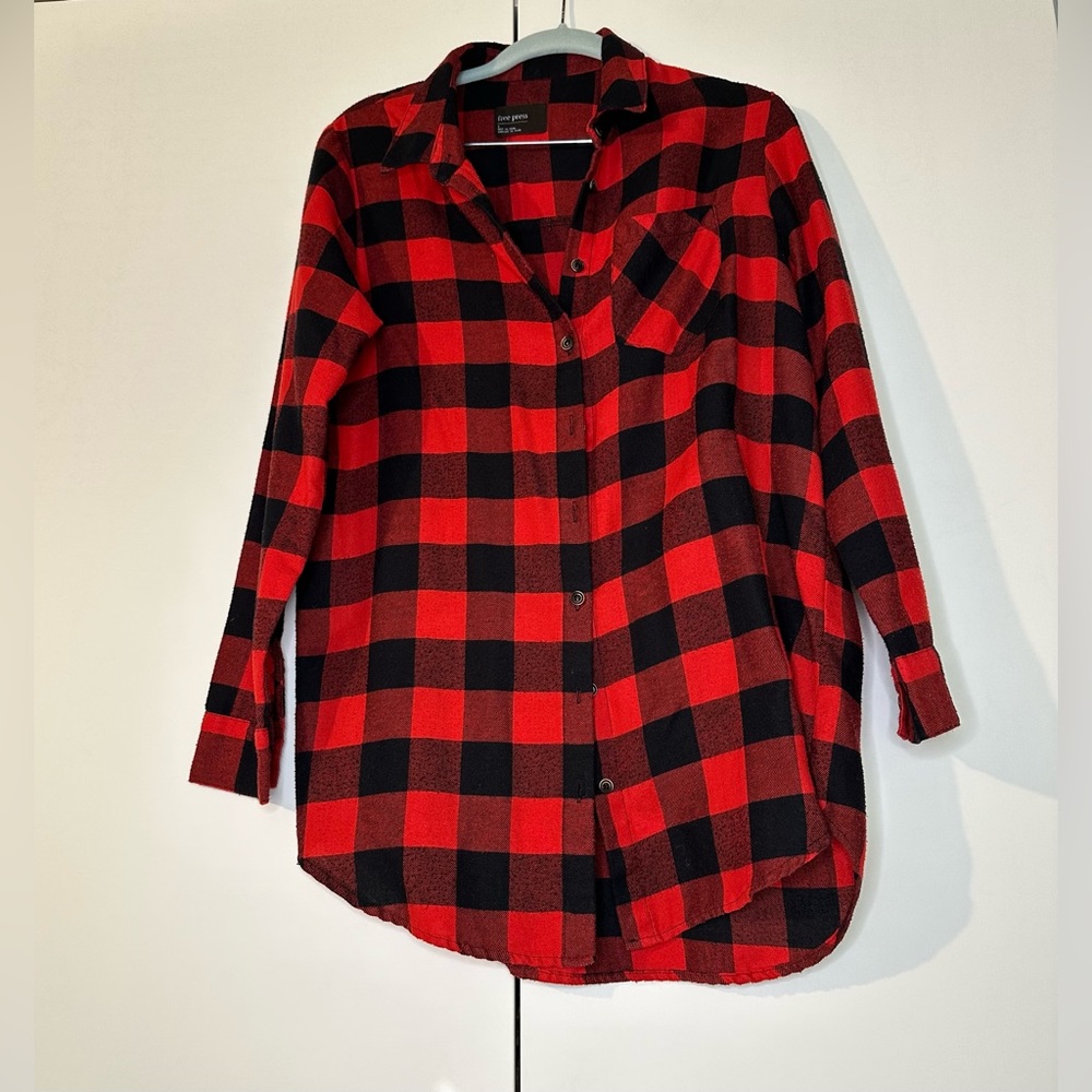 Free Press - Plaid button down shirt. Size S